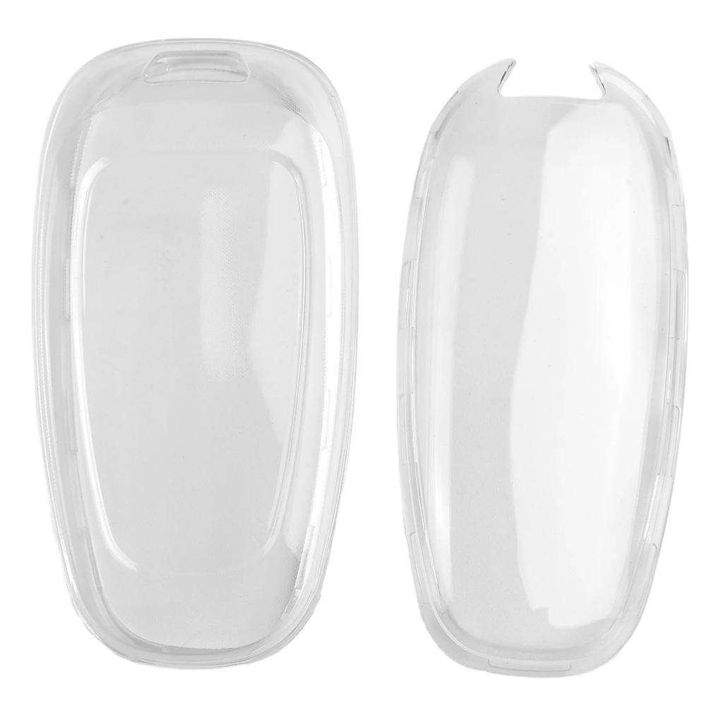 Transparent Car Key Case Cover Holder For Hyundai Santa Fe Sonata Tucson Remote Key Fob Shell Car Accessories