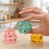 Creative Stress Relief Pinch TPR Christmas Squishy Toy Santa Claus Cake Squeeze Toy  Christmas