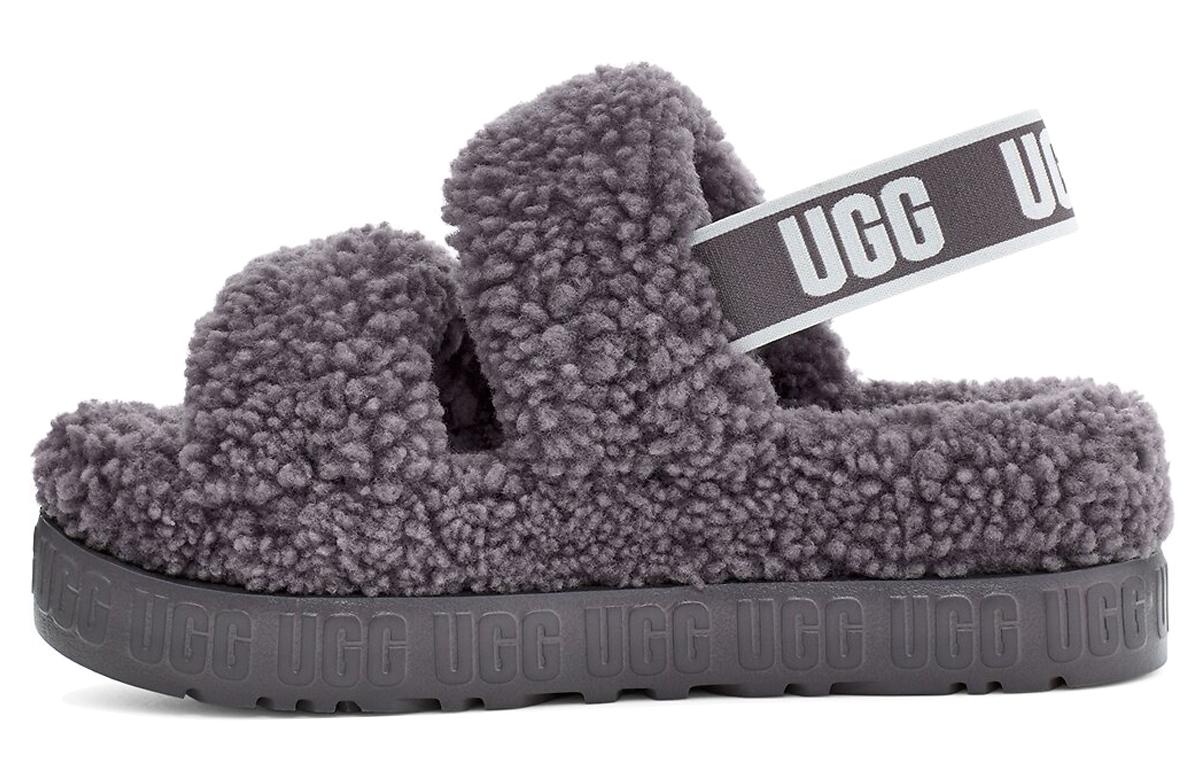 Сандалии UGG Oh Fluffita Серые Женские 1120876-SHA 40
