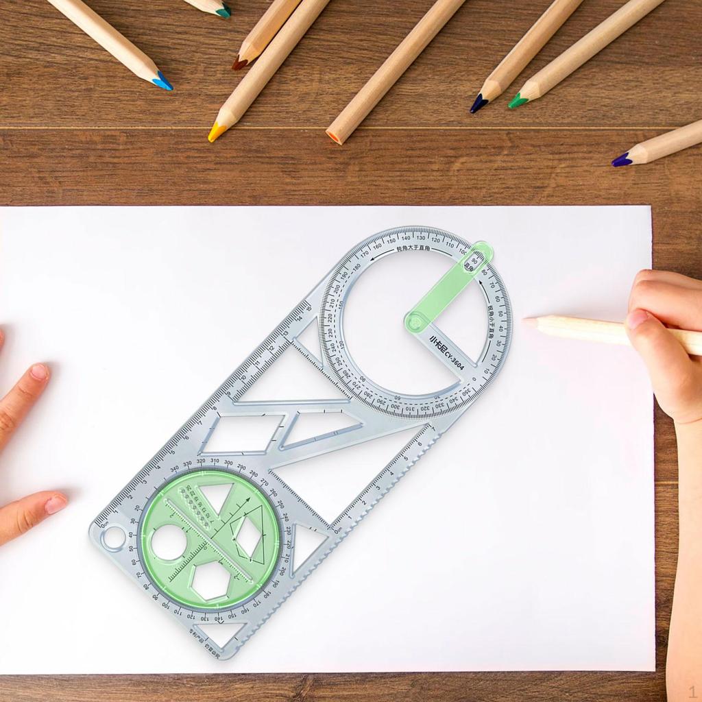 Geometryczne linijki narzędzie do rysowania i mierzenia szablon nauczanie matematyki do klasy