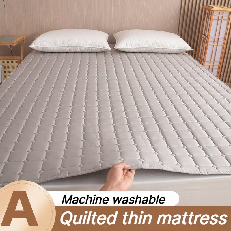 2026 Quilted Mattress,Thin Mattress, Home Bedroom and Dormitory Soft Cushion, Protected Pad, Anti Slip Mattress