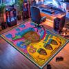 Hip-Hop-Rapper-Teppich, geeignet für Wohnzimmer, Schlafzimmer, Spielzimmer, Computerraum und Heimdekoration.