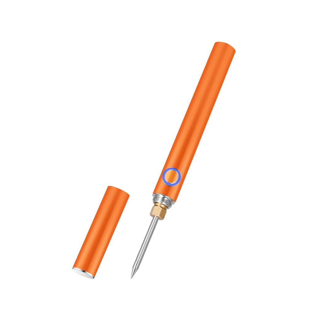 Portable Adjustable Temperature Cordless Soldering Iron Kit with 3 Tips, Rechargeable