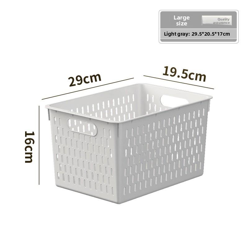 Daily Household Sundries Storage Box, Snack Toy Storage Plastic Storage Basket Desktop Book Sorting Storage Box