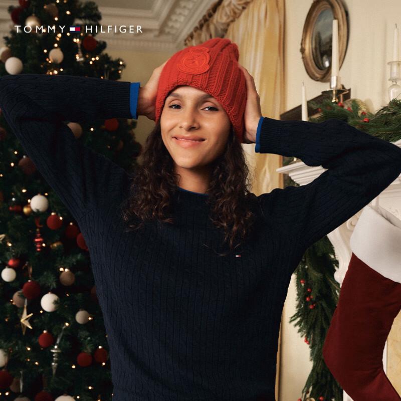 Tommy Hilfiger Women's Cable Knit Pure Cotton Sweaters & Cardigans