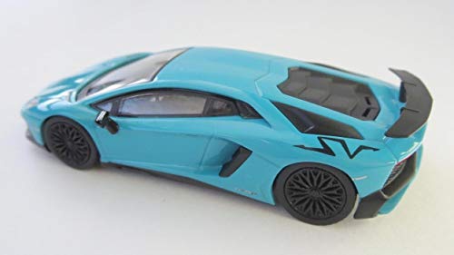 Kyosho Bunka Original Série de Carros em Miniatura Escala 1/64 Lamborghini Aventador SV Azul Produto Acabado