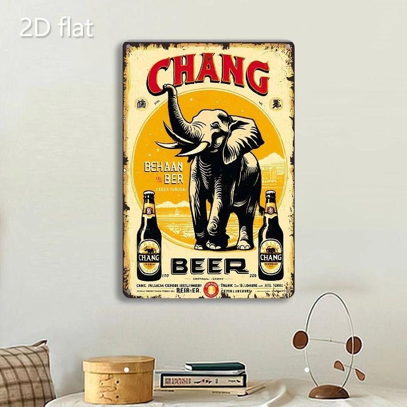 Decorative Metal Beer Sign 30x20cm