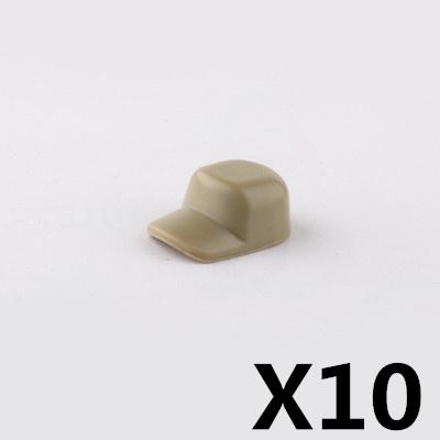 US Soviet British Soldier Figures Helmet M1ssh40 M3 Beret Military Accessories Building Blocks Toys For Children J004