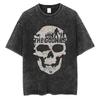 Maglietta Grafica Vintage Lavata Classica Divertente Il Goonies Non Dire Mai Mai T-shirt con Stampa Scheletro Uomo Donna Maglietta Oversize