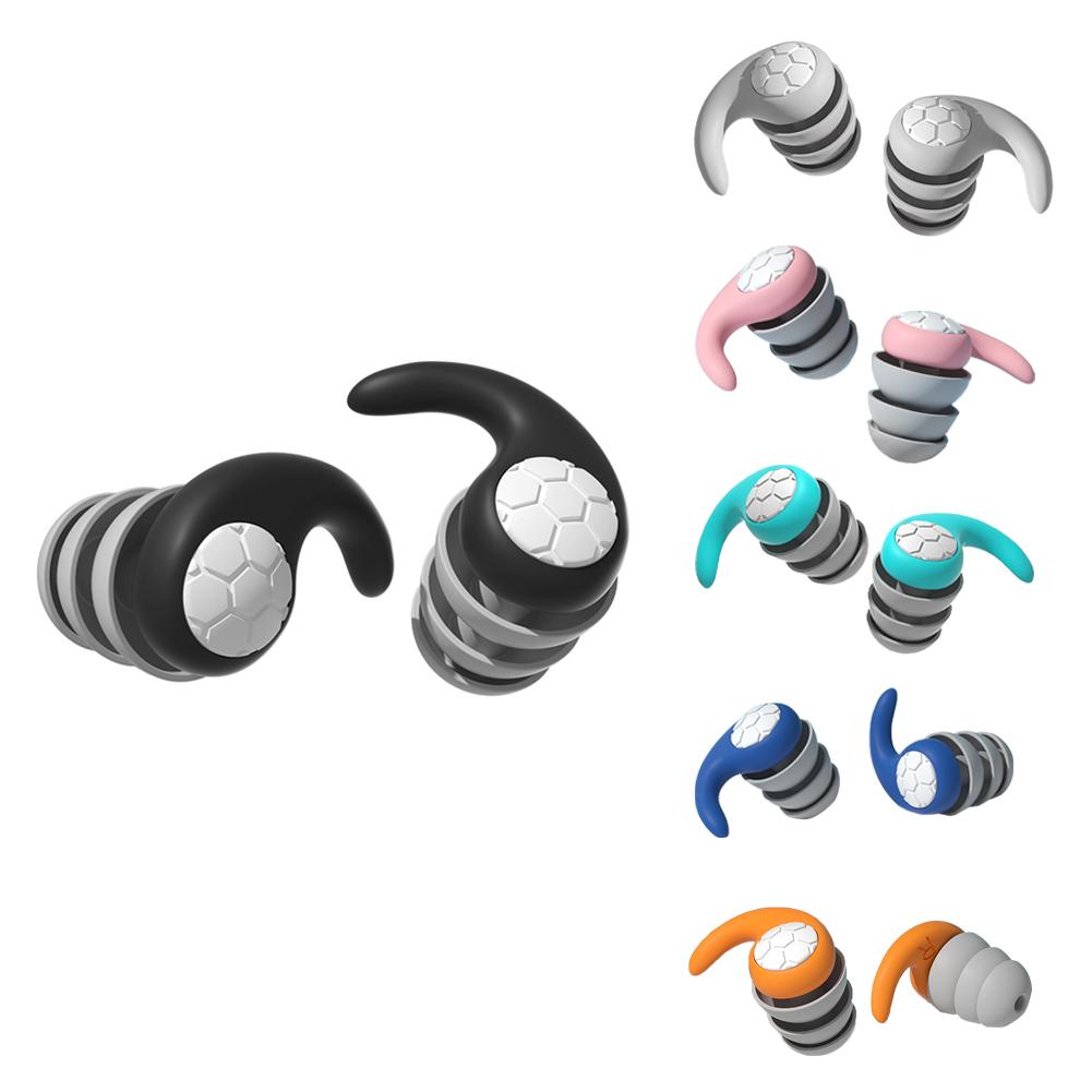 

Беруши для плавания, водонепроницаемые многоразовые силиконовые удобные беруши для душа, сна, серфинга синий