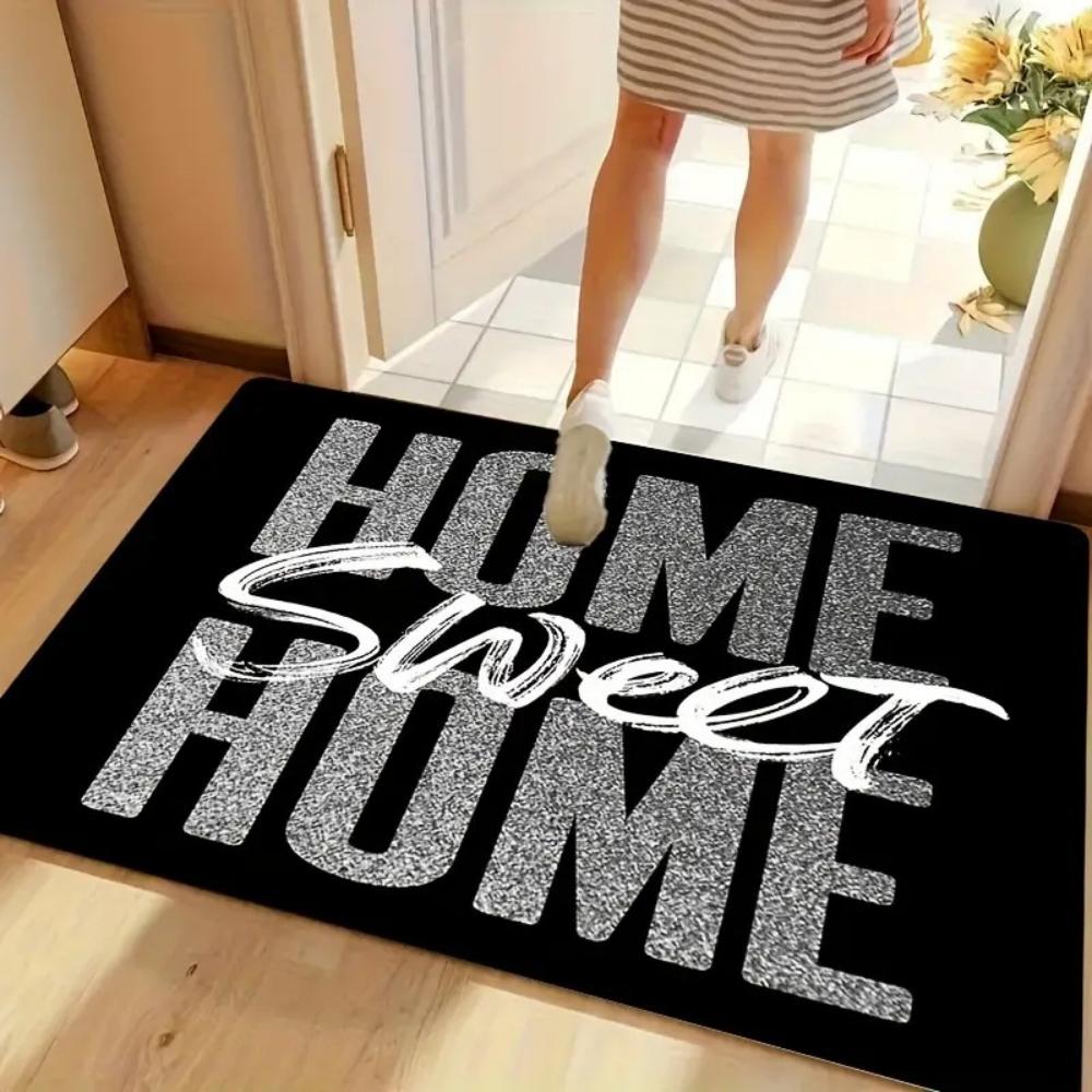Sweet Home Welcome Doormat Please Remove Your Shoes Entrance Rug Non Slip Mat Cozy Home Living Room Bedroom Entryway Floor Mat