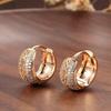 Latest Fancy Stylish Zircon Copper Bali Earrings for Women and Girls