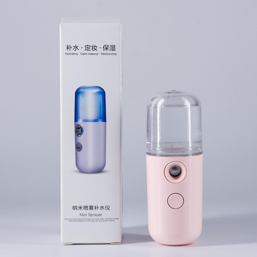 Portable Small Pill Spray Meter Hydrating Beauty Moisturizing Hydrating Meter Facial Beauty Humidifier