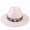 Popular European and American High-end Wool Top Hat, Men's and Women's Fashion Versatile Elegant Top Hat Jazz Hat