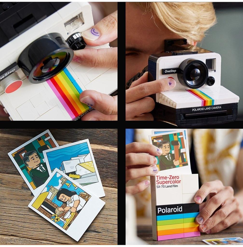 LEGO конструктор Ideas – Polaroid OneStep SX – 70 Instant Camera (21345)