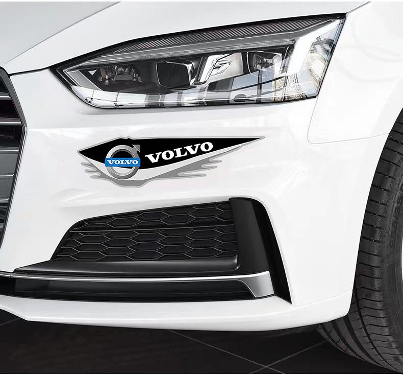 AABAU1 Car Rearview Mirror Door Sideways Side Decoration Stickers For Volvo XC90 V90 V60 XC60 V40 S80 S60 S90 C40 XC40 V70 XC70 C30 C70