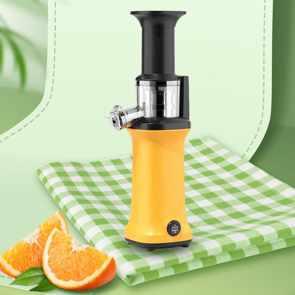 Slow Masticating Juicer Easy to Clean Large feed Slot for Sport Travel Orange