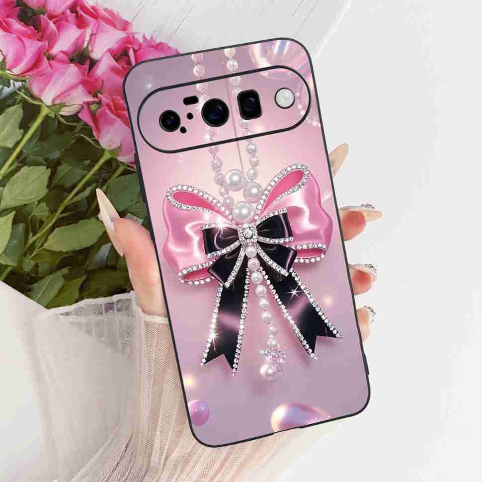 For Google Pixel 10 5G GK2MP Case Silicone TPU Black Cover For Google Pixel10 GLBW0 GL066 Retro Animal Cartoons Phone Cases Capa