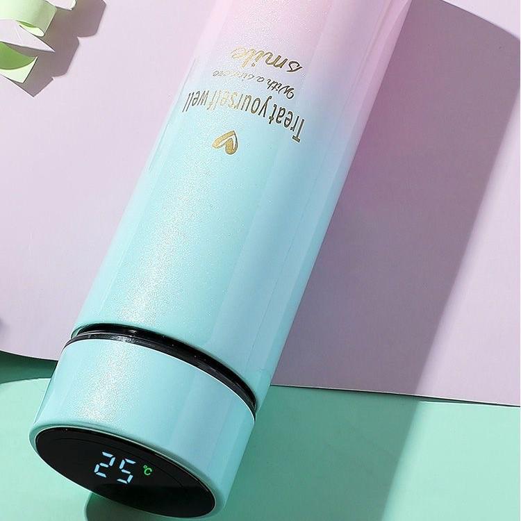 Chinese-Style Smart Insulated Water Cup with Temperature Display, Large Capacity, Customizable Logo, Business Gift