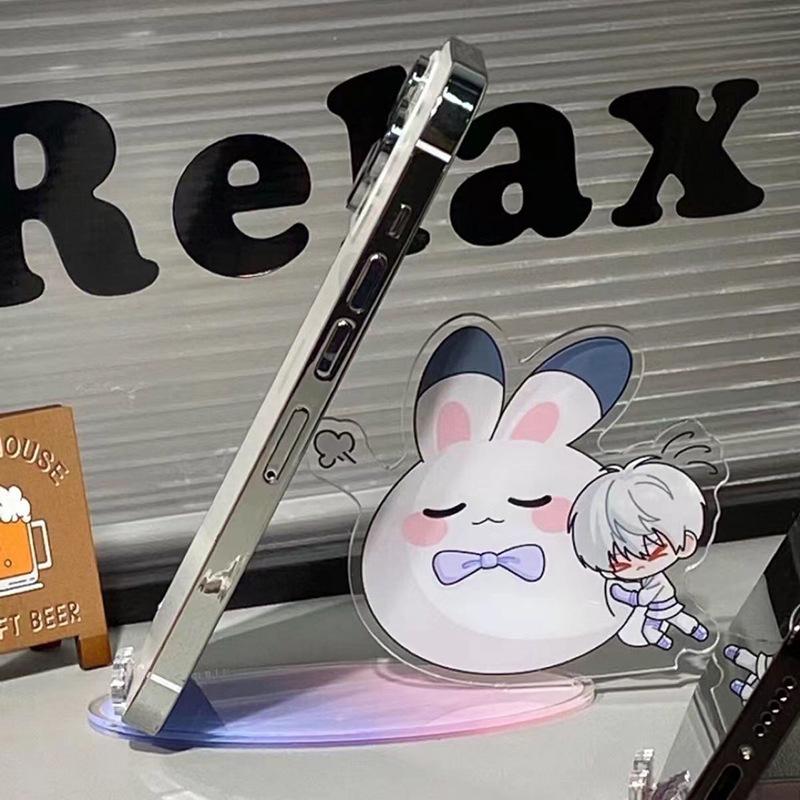 

Q-версия Любовь и Глубокий космос Подставка для телефона Полный набор акриловый Изысканный Высокая красота Милый Утолщенный Настольный декор Подарки для девочек