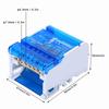 407 Din Rail Terminal Block Distribution Box 4-Level Terminal Block Junction Box  Power Management