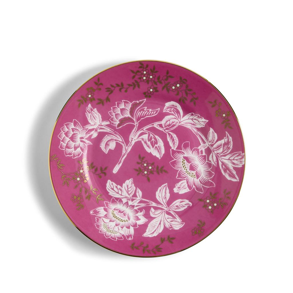 Imported Wedgwood Wanderlust Tonkin Plate Dish Pink Wedding Gift 1078225 [Regular Product] 20.5cm