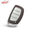 kigoauto Smart key shell case 4 button Trunk for Hyundai Elantra 2016 2017 2018 No battery holder