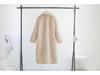 2024 Extra Long Plus Size Women's Faux Rabbit Fur Coat - Warm Winter Outerwear