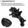 X Autohaux Engine Coolant Thermostat Housing Assembly for CITROEN C4 DS3 DS4 DS5