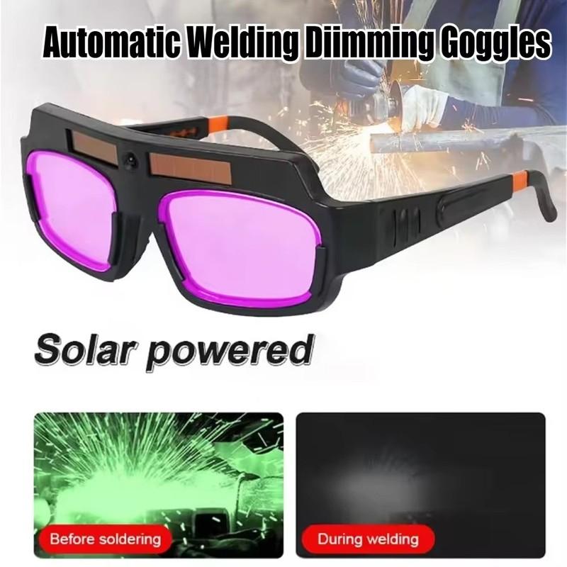 Occhiali da Saldatura Auto-oscuranti Anti-riflesso Occhiali da Saldatura per Saldatura ad Argon Solari