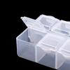 Plastic Bead Organizer Pink 10 Grid Square Box Packaging Tool Storage Boxes  Table