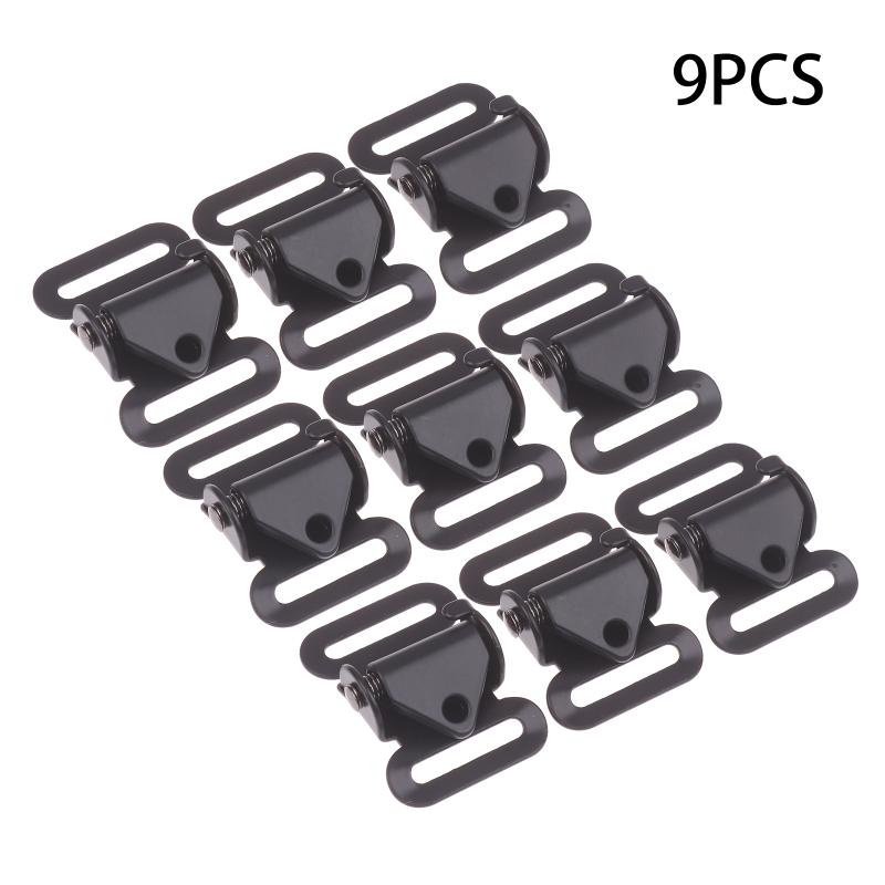 Outdoor Tactical Sling Belt Quick Release Cam Buckle Spring Loaded Slide Buckle Hardware for 25mm Webbing