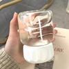 300ml Hoge Borosilicaatglas Waterbeker Transparant Met Schaal Mini Dikke Beker Draagbare Sapmok Drinkcontainer Reizen Thuis Cadeau