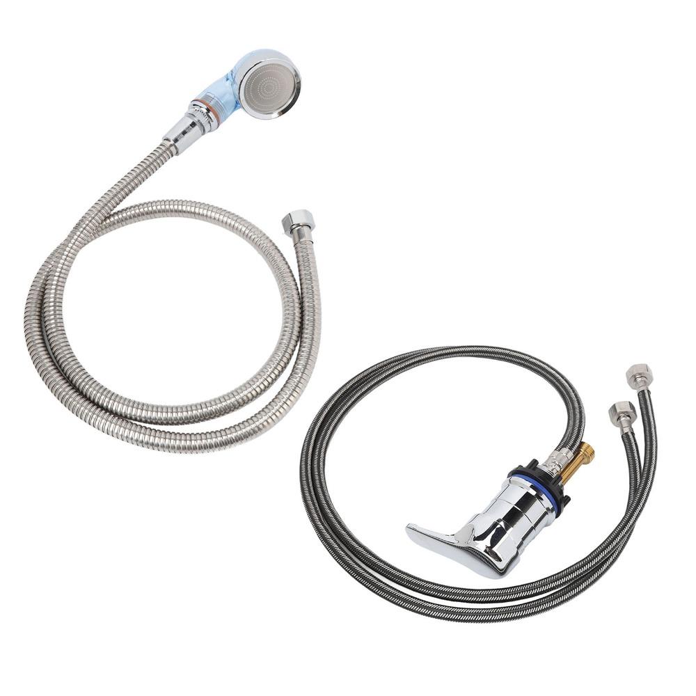Adjustable Shampoo Bowl Faucet 120cm Hose Faucet Sprayer Kit Salon Shampoo Faucet For Salon