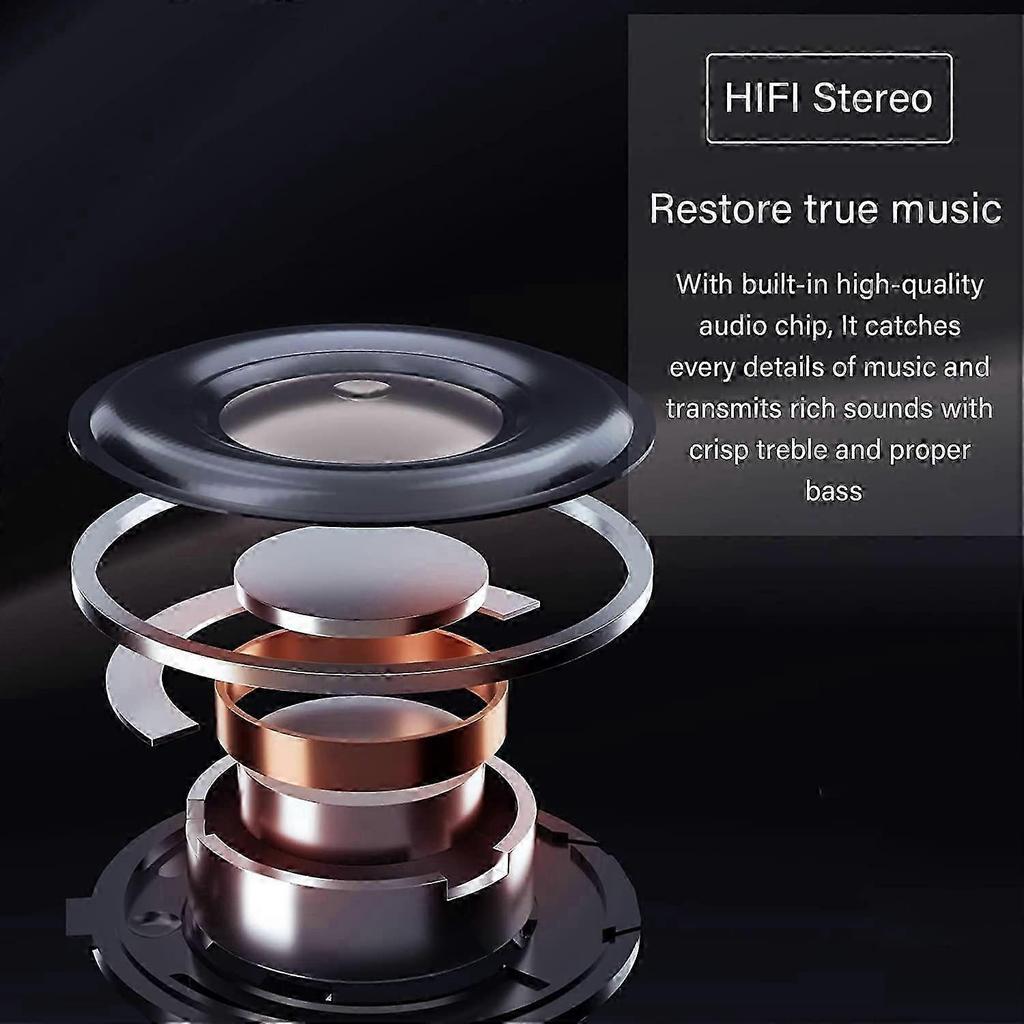 Auricolari Bluetooth Wireless Auricolari Impermeabili IPX7 con Controllo Touch Microfono Integrato per iPhone/Airpods/Android