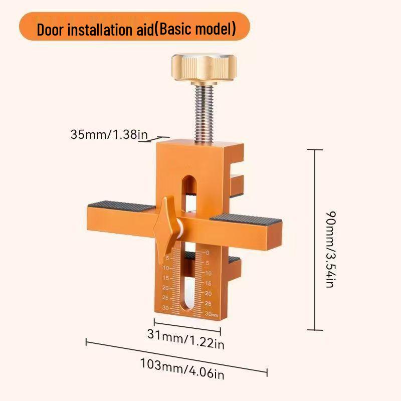 Doppelschichtiger Tür-Installations-Locator – Schnellbefestigungswerkzeug für Schranktüren