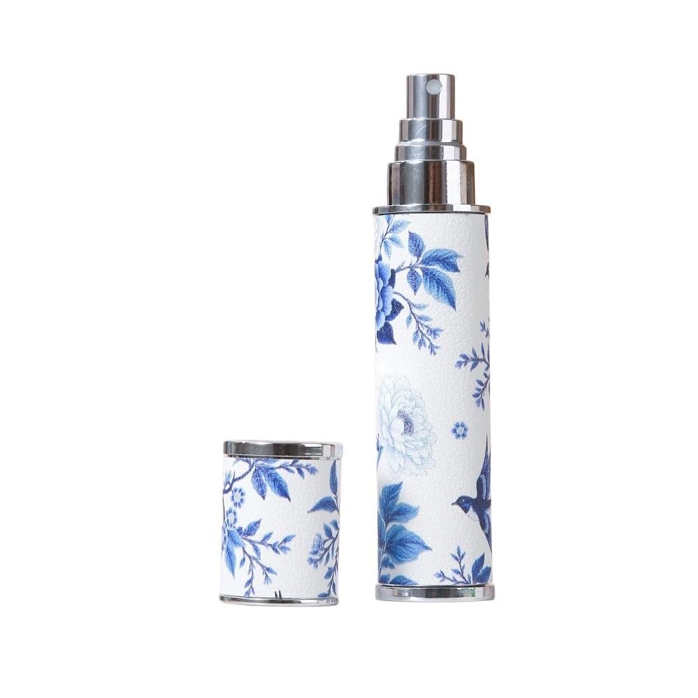 Portable 10ml Perfume Bottle Reusable Cosmetic Container Safety Leather Empty Atomizer  Makeup 10ml Style 3