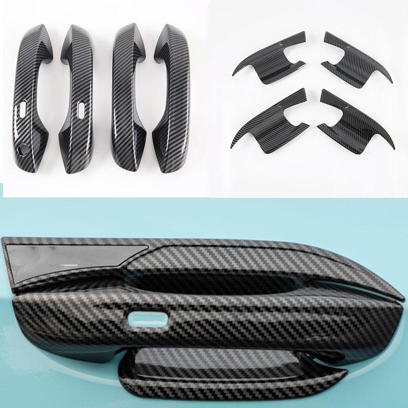 

Для Volkswagen VW Golf 8 MK8 2022 Хромированная боковая ручка двери, накладка на чашу, автомобильный Стайлинг