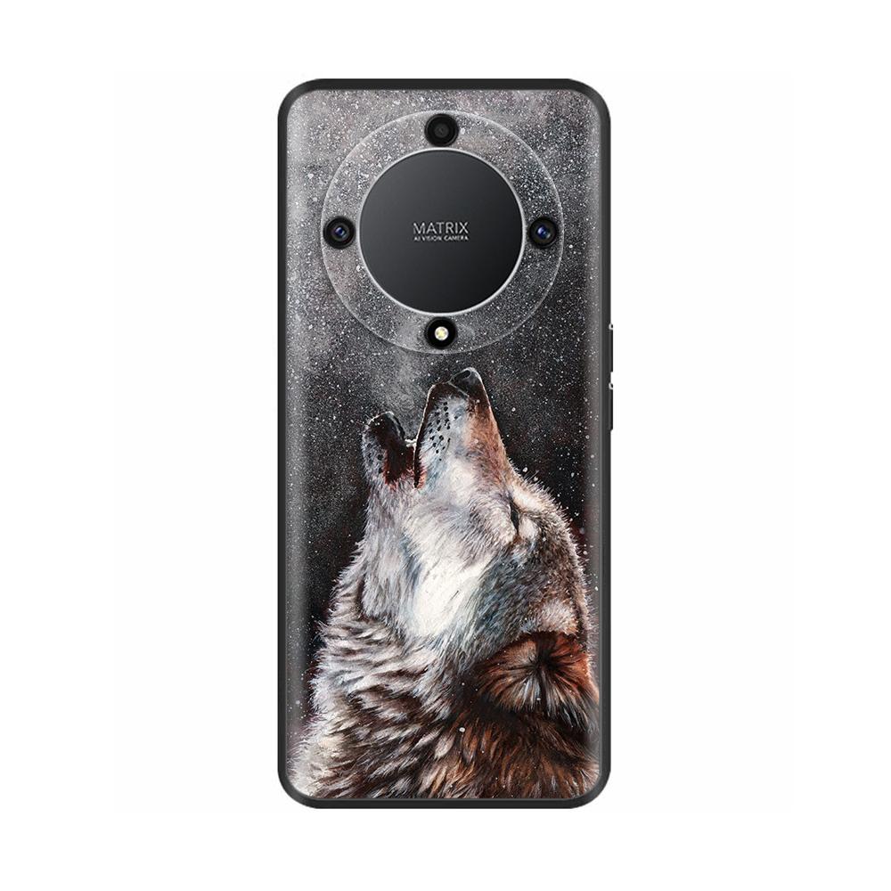 For Honor Magic6 Lite Case Honor Magic 6 5 4 Lite X9B Cover Funda TPU Soft Black Silicone Phone Cover Honor Magic 6 Lite 5G Case