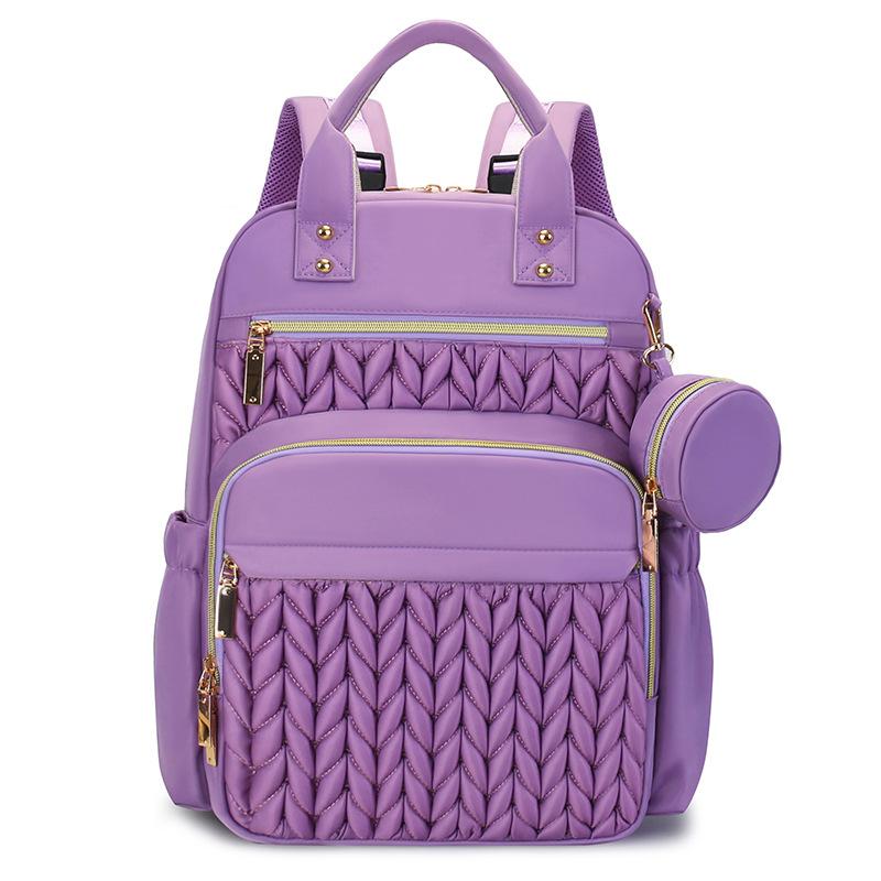 New Style Mommy Bag, Outdoor Backpack with Shoulder Straps, Diaper Pad, Bottle Storage Bag, Large Capacity Mother and Baby Bag