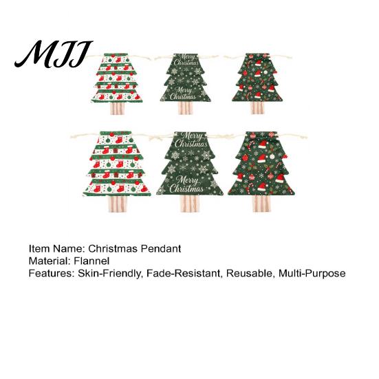 Seasonal Home Decor Christmas Tree Shaped Drawstring Gift Bags, Xmas Hanging Treat Sacks, Holiday Candy Bags Small Storage Pouches for Decorations