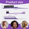 3 Stück Vielseitige Haarstyling-Werkzeuge Toupierbürste Spitzkamm Set Friseur Flecht-Kit