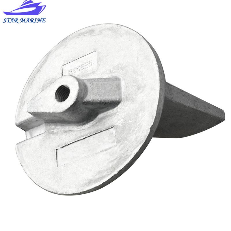 6E5-45371 Tab Trim Anode 6E5-45371-01 for Yamaha Outboard Engine 75HP-225HP 2/4-Stroke Boat Engine Parts