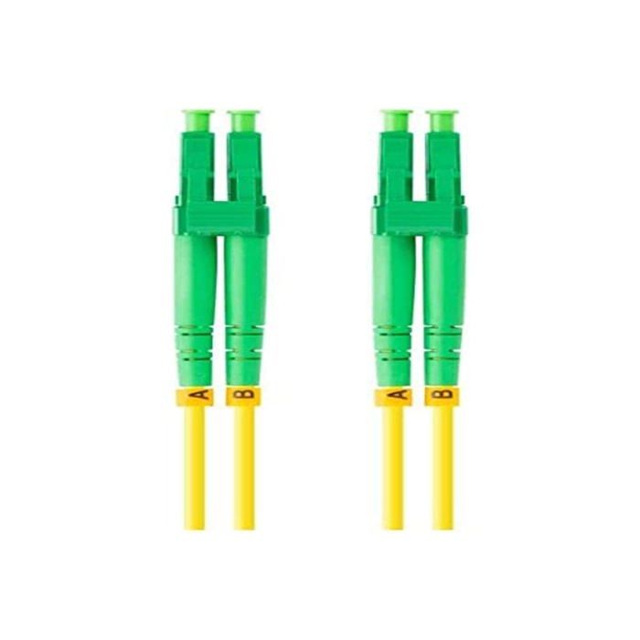 Câble Fibre Optique - Lanberg - 1m - LC/APC - G657A1 - Citronier