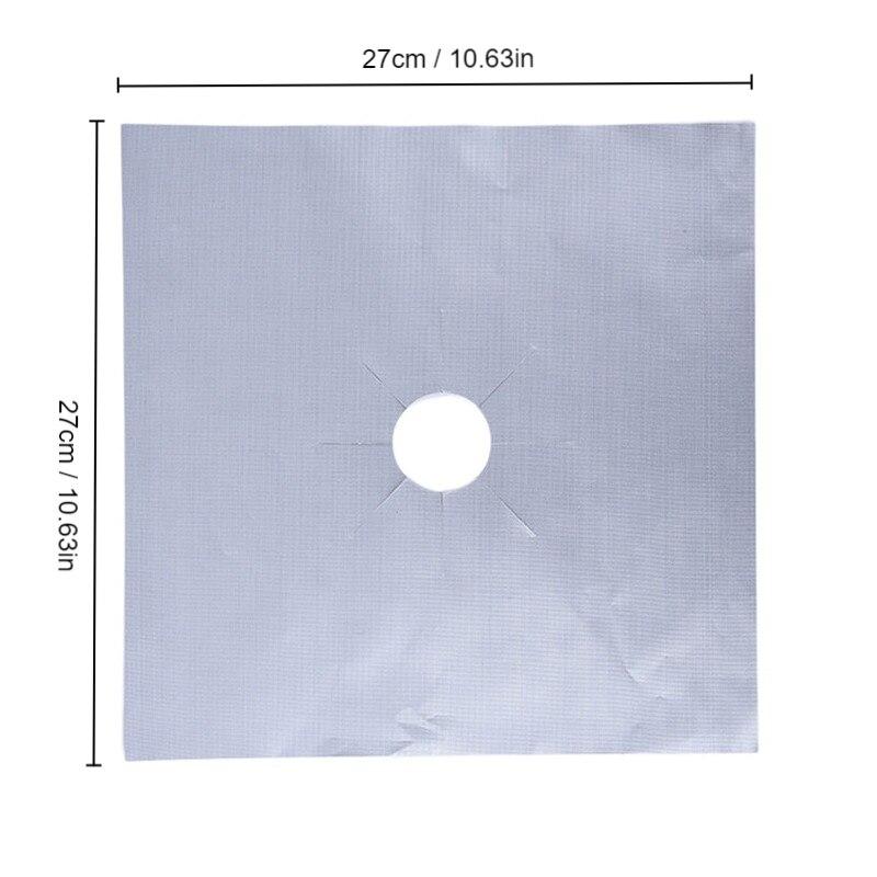 4 Stück Anti-Fouling Anti-Öl Reinigungspad Gaskochfeld Schutzpad für Küche Haushaltswaren Gaskochfeld Schutzpad