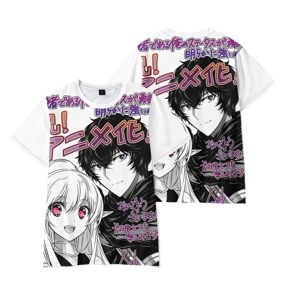 Mein Status als Assassine übertrifft offensichtlich den des Helden Gedrucktes T-Shirt Herren Damen Lässig Rundhals Kurzarm Kind Lustig Trendig Unisex T-Shirts Tops