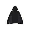 Nike Felpa con Cappuccio Patchwork con Stampa Logo X Sacai Uomo Felpa Nera CZ4695-010
