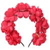 Gothicism Rose Headbands Halloween Cosplay Hair Hoop Carnivals Headbands for Bridal Wedding and Festival
