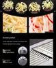 Multifunctional Vegetable Cutter: Potato Shredder, Grater, Slicer, Dicer & Wavy Radish Cutter.