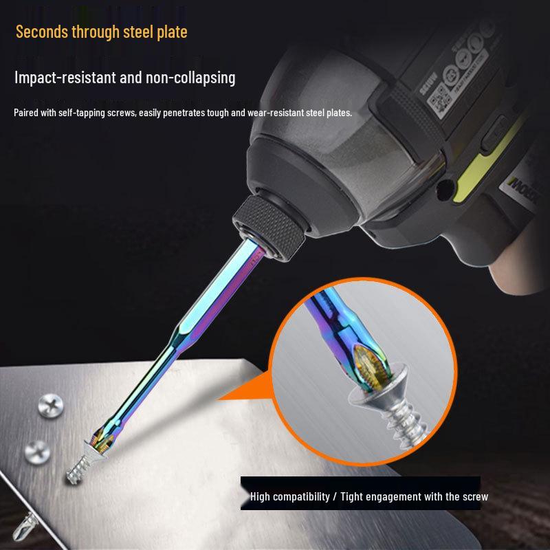 Industrial Grade S3 Non-slip Shockproof Magnetic Phillips Bit Screwdriver for Electric & Air Drills